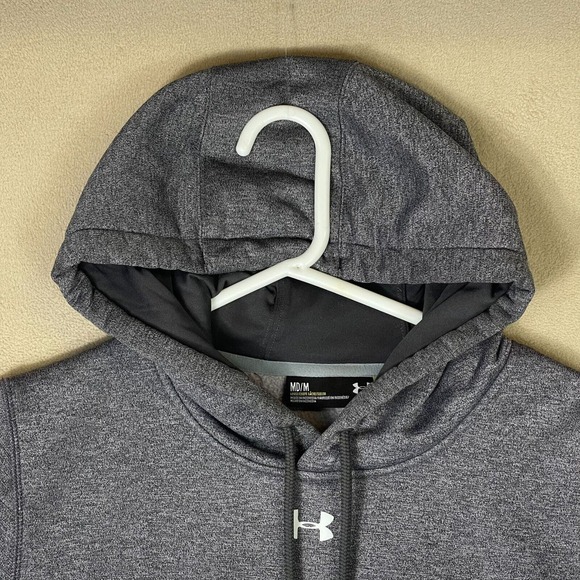 Under Armour Hoodie Adult Medium Gray Minnesota University Pullover Sweater Mens - Picture 2 of 14